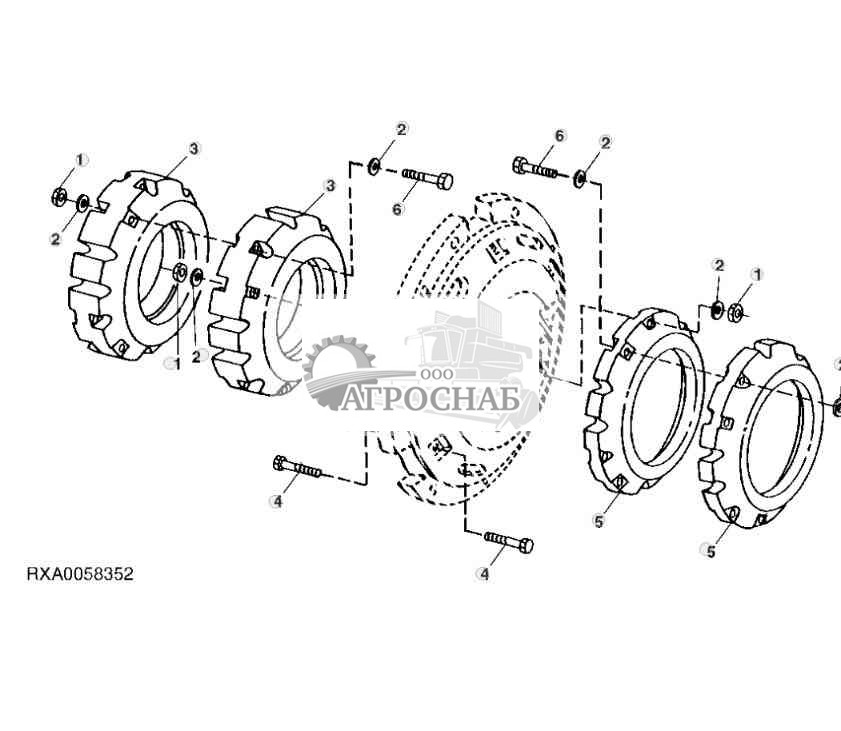WEIGHTS FOR CAST WHEELS 